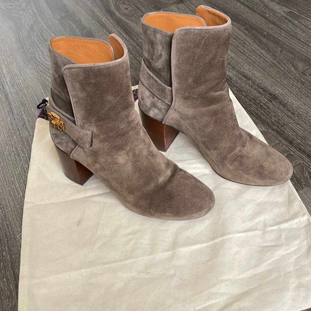 Tory Burch suede ankle boots